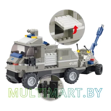 Конструктор Sluban M38-B0200 Армейский тягач (232 детали) картинка 3